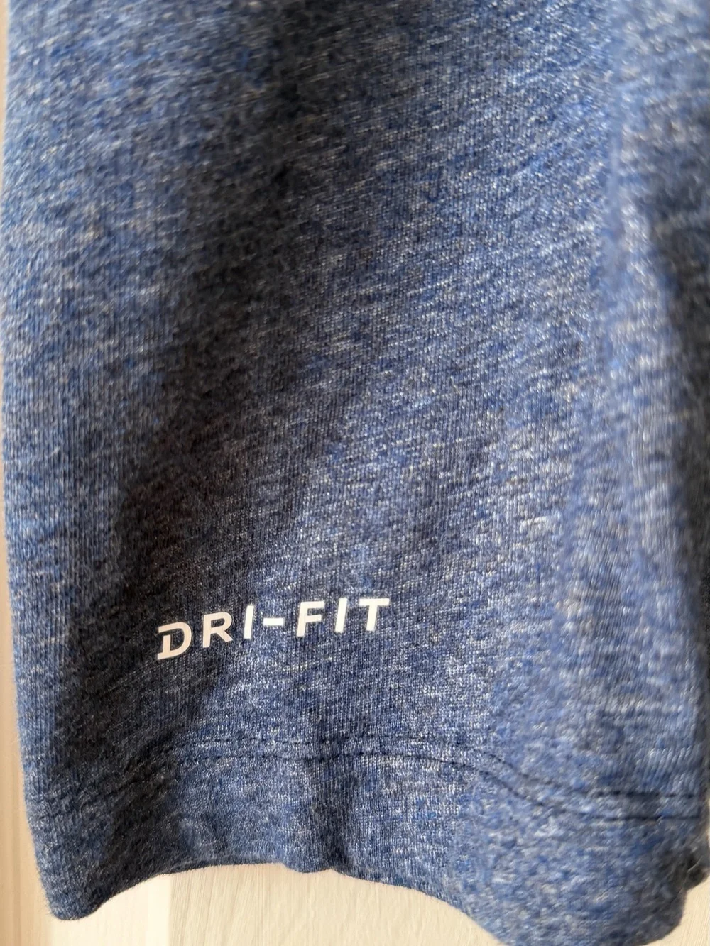 Nike Dri-FIT Men’s XL Heather Blue Athletic Training T-Shirt